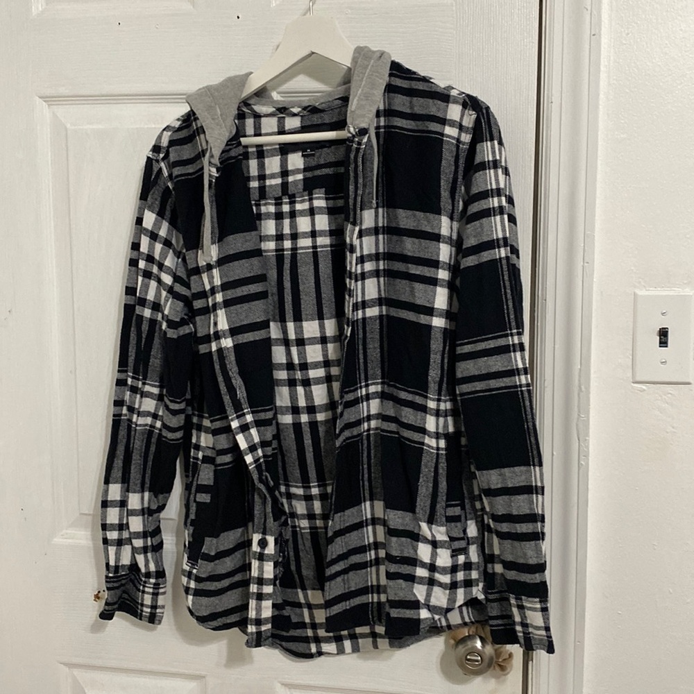 Pacsun Flannel Hoodie